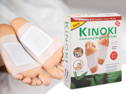 Parches Detox Kinoki Para Pies Caja X 10