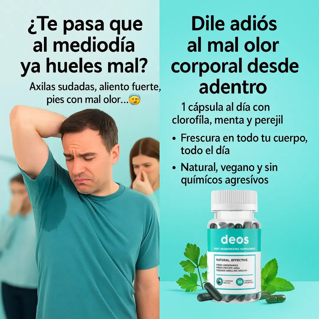 DEOS Suplemento Desodorante Corporal