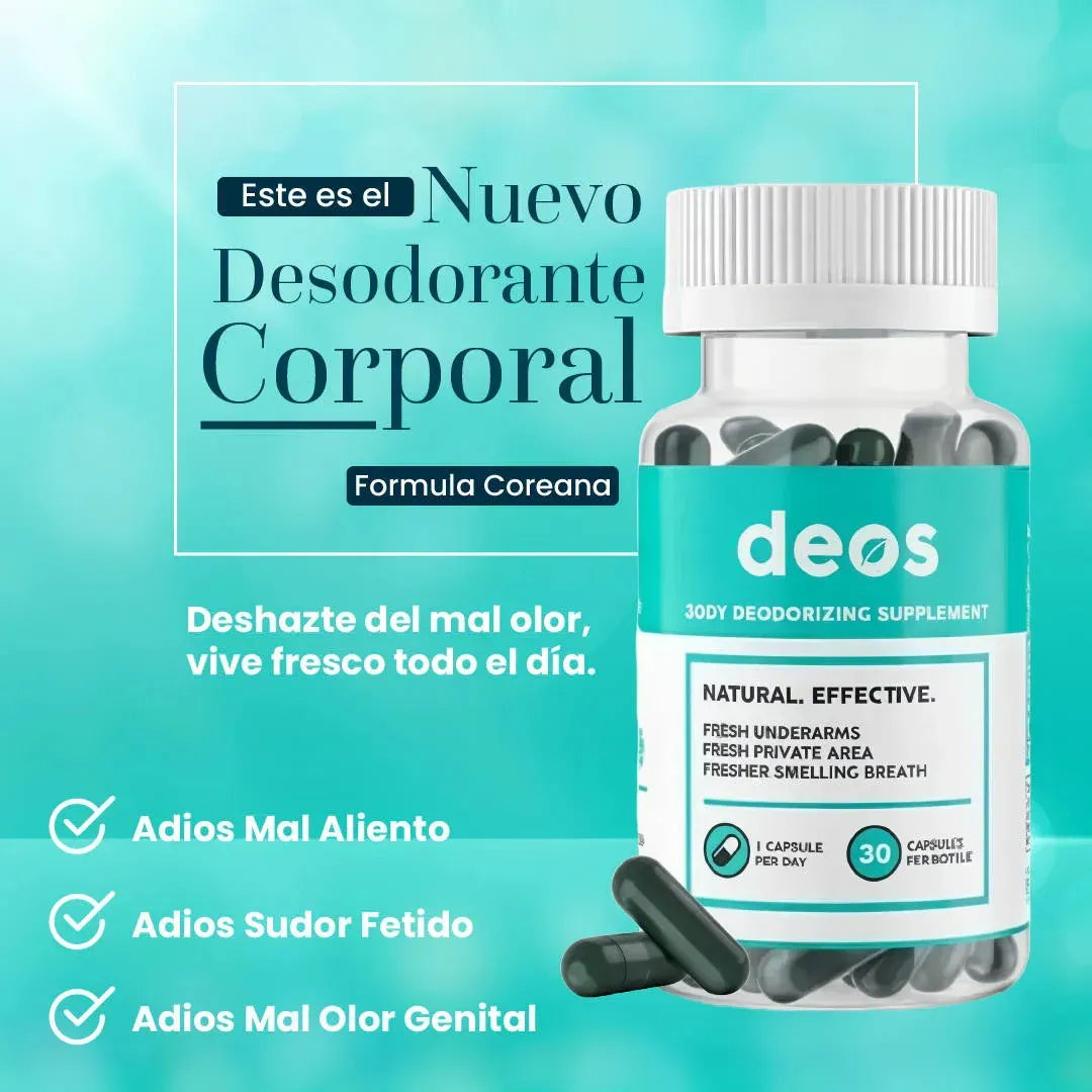 DEOS Suplemento Desodorante Corporal