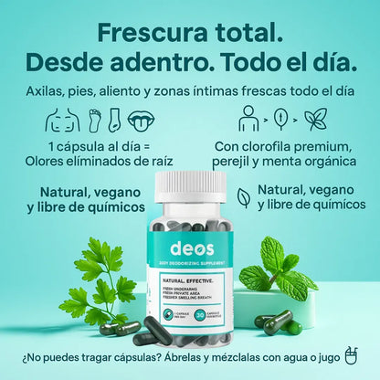DEOS Suplemento Desodorante Corporal