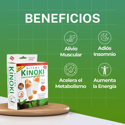 Parches Detox Kinoki Para Pies Caja X 10