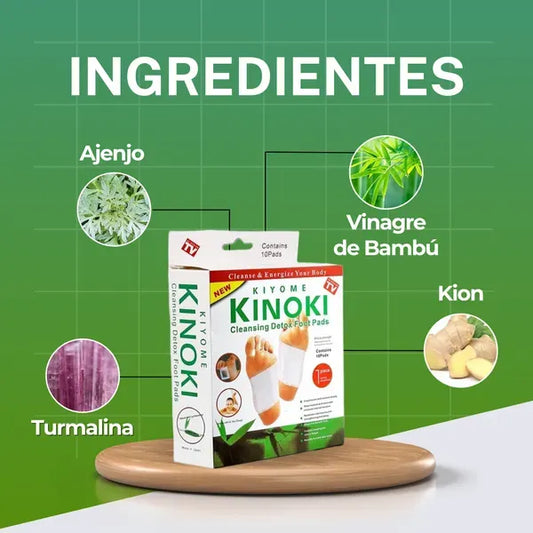 Parches Detox Kinoki Para Pies Caja X 10